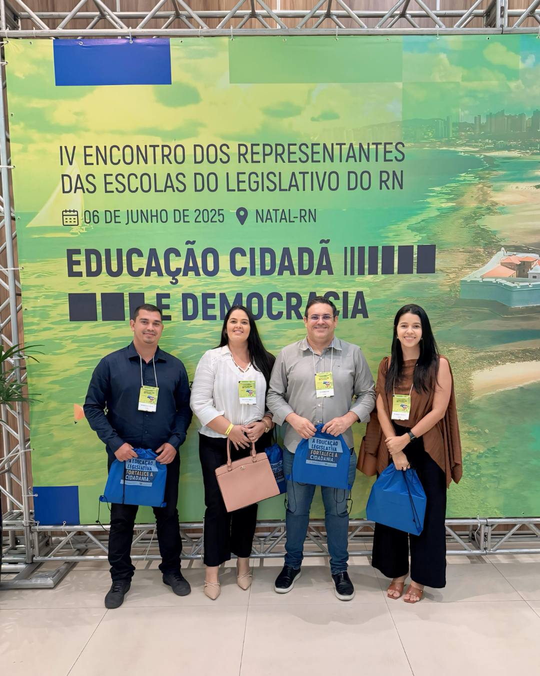 Câmara Municipal de Parelhas participa do IV Encontro das Escolas Legislativas do RN