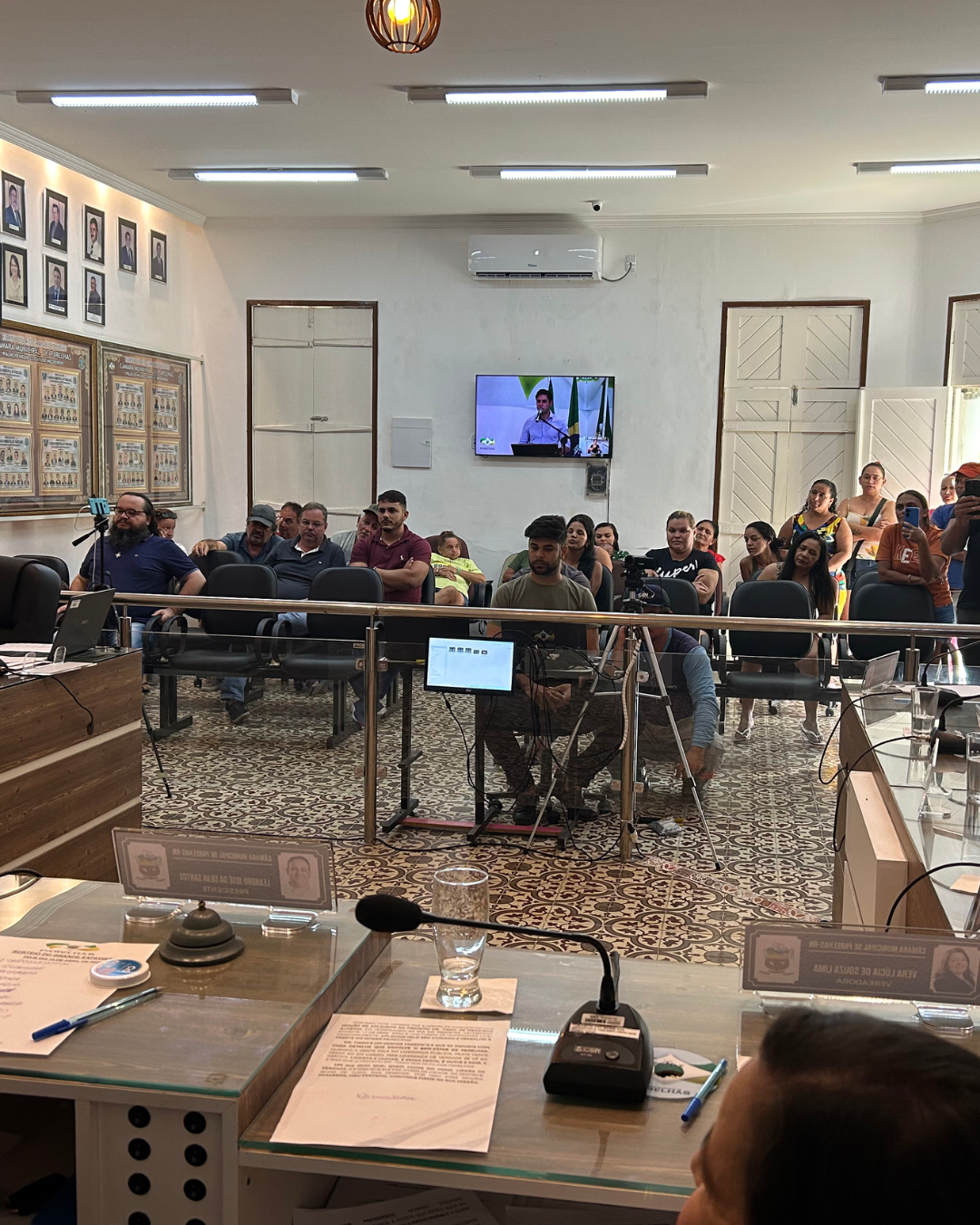 Sétima Sessão Ordinária da Câmara de Parelhas Reúne Vereadores e Comunidade em Plenário Lotado